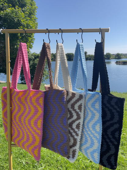 'Real Wavy' Oversized Tote Bag
