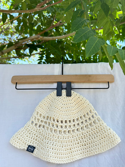 'Don't Mesh With Me' Crochet Bucket Hat