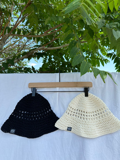 'Don't Mesh With Me' Crochet Bucket Hat